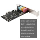 Pcie Sound Card 5 1  Pci Express Surround 3d Audio Card For Pc With High8019