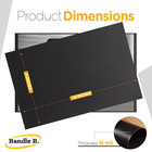 Bandle B  Magnetic Sheets  8  X 10   Pack 8  X 10   10-pack   Black 