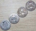  lot Of 4  Seated Liberty   Barber Vintage Dimes - 90  Silver - Mixed Dates R4bb