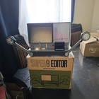 Vintage Atlas-warner 500 Super 8 Film Editor And Viewer Eith Film Splicer