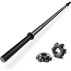 55  Weight Lifting Bar Heavy Duty Barbell 480lb Capacity Gym Home Workout Black