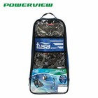 Tusa Powerview Adult Dry Travel Mask Snorkel Fins Set Scuba Diving Snorkeling