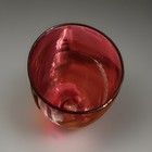 Vintage Flawless Etched Cranberry Glass Vase 10 5 Inches Tall