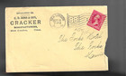 1900 New London Connecticut Advertising Cover  Frnt bk Boss Lunch Milk Biscuit
