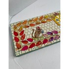 Mosaic Paper Art Cat  thy Will Be Done  Artist Signed Gale Marie Martin 18 5x4 5