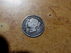 1888 Canada 5 Cent Coin Victoria - Canadian  925 Silver Five Cent R2