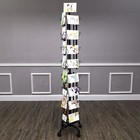 32 Adjustable Pockets Display Rack 4x6 5x7 7x5 8 5x8  Light Rust At Tube Ends