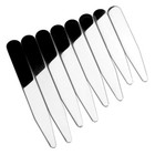 Metal Collar Stays 8 Pcs Set 4 Sizes Stainless Steel Random Colors
