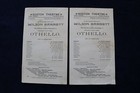 1890 s Wilson Barrett Boston Theatre Programs - Lot Of 5 - Othello - K 1637