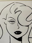 Bruce Timm Original Poison Ivy Art Sketch Signed   Framed 