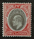 Travelstamps  1909 Southern Nigeria Stamps Sg 41  Two   Six Pence  Mogh
