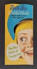 1951 Vintage Dutch Boy Paints Ad Brochure With Paint Color Samples