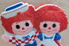 Vintage 1977 Janex Raggedy Ann   Andy Talking Coin Bank Great Condition Read