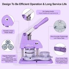 Button Maker Machine Multiple Sizes  1 1 25 2 25 Inch Installation-free Pin M   