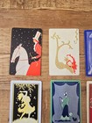 9 Vintage Art Deco Playing Cards  Antique Swap Cards  Trade Cards  Rare  Lady