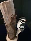 Original Hand Carved Hand Painted Downey  Woodpecker Signed By Artist