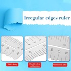Geyee 3 Pcs Deckle Edge Ruler Tearing For Paper As Shown In The Figure