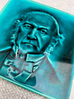 Antique 6  Sherwin   Cotton William Ewart Gladstone Jade Portrait Tile C1890
