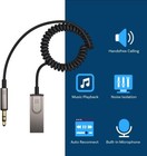 Usa Aux To Bluetooth 5 1 Adapter 3 5mm Bluetooth Receiver Microphone For Car Lot