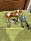 Mismatch Vintage 1950 s Hartland Molded Wi Blue Shirt Champ Cowboy Breyer Pinto