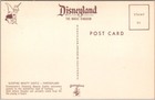 Vintage 1950s Disneyland Fantasyland Postcard Sleeping Beauty Castle  d-1 Unused