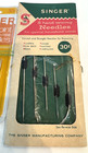 Vtg Singer Hand Sewing Curved   Straight C29   Ball Point Sewing Machine Needles