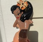 Mermaid Wall Plaque With Bubbles Starfish And Seahorse For Vintage Or Retro Bath