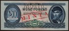 Hungary - 1957 - 20 Forint -  minta  -   unc    co7413