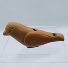 Primitive Terra Cotta Clay Art Redware Pottery Bird Ocarina Whistle Makers Mark