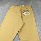 Vintage 1960 Wrangler Pant Jean Boys 18 Tan Yellow Taper Fits 11 5 Oz Sanforized