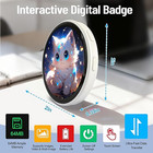 New Electronic Display Badge Digital Show 1 7 Inch Touch Screen Pictures Videos