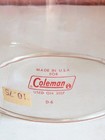 True Vintage Nos Oem Coleman Replacement Red Letter Pyrex Glass Globe 5107 Usa