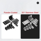 Black Corner Bracket For Wood Angle Galvanized For Fixing Thickness 1 3mm-3mm