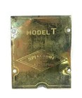 Vintage Ford Model T Splitdorf Brass Name Plate New York Electric