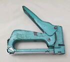 Vintage Staple Gun Stapler Swingline 101 Tacker Tool Made In The U s a Green       