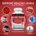 3pack-blood Sugar Blend Support Alpha Lipoic Acid   Cinnamon 20 Herbs Complex