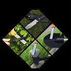 1pc Folding Knife Sharpener Double Sided Diamond Stone Portable - New