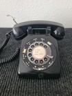 Vintage 1970s  Itt 500 Series Black Rotary Dial Desk Table Top Telephone Tested 