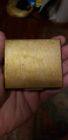 Vintage Mother Of Pearl Mop Mosaic Art Deco Brass Compact Mirror   Powder 