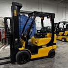 2019 Yale Glc050vx 5000lb Used Forklift Triple Mast Sideshift 6855 Hours