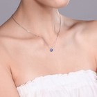 14k White Gold Tanzanite Pendant Necklace For Women  0 90 Cttw  Gemstone