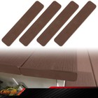  4 Pcs In One Package   5 5    Brown Composite Decking Boards End Cap Set