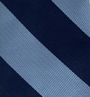 Lands End Boys Formal Pointed Woven Striped Navy Blue Kids Tie 51 