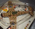 Vintage Dinky No  726 Messerschmitt Bf 109e Airplane - New In Box - Diecast