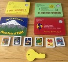 Melissa   Doug Wooden Stamp Sort Mailbox Activity Toy 4 Letters 6 Stamps   Key