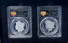 2023-s Morgan peace Proof Silver Dollar-pcgs Pr70 Deep Cameo-signed Paul Balan 