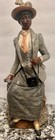  early elegant woman Photographer tobacco Jar terra Cotta bb huge fig  gorgeous 