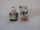 Vtg Fitz   Floyd Santa   Mrs Clause Kissing Salt And Pepper Shakers  1993 Rr