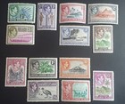 1939-51 British Solomon Islands Stamps  Kgvi  Set Of 13  Mint  Some Hinge   