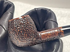 Wilton Rusticated Apple - Algerian Bruyere  France Marked Tapered Vulcanite Stem